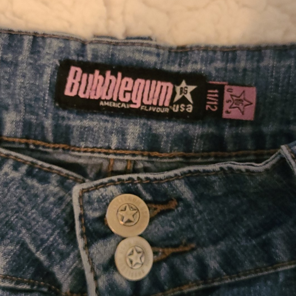 Juniors Bubblegum Jean Capris ! Cute - Picture 2 of 5